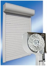 Skrzynka półokrągła w roletach zewnętrznych